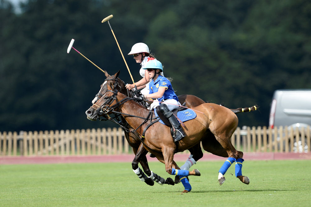 playing polo at Guards Polo Club